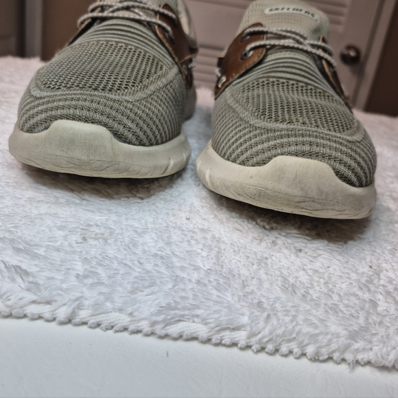 Skechers Men's Brown and Tan Boat Shoes - Picture 3 of 7